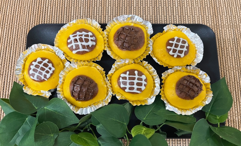 ひまわり蒸しパン🌻