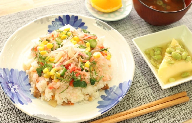 夏野菜ちらし寿司