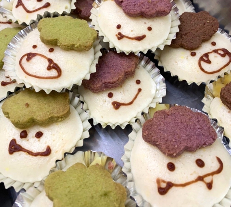 鬼っ子蒸しパン